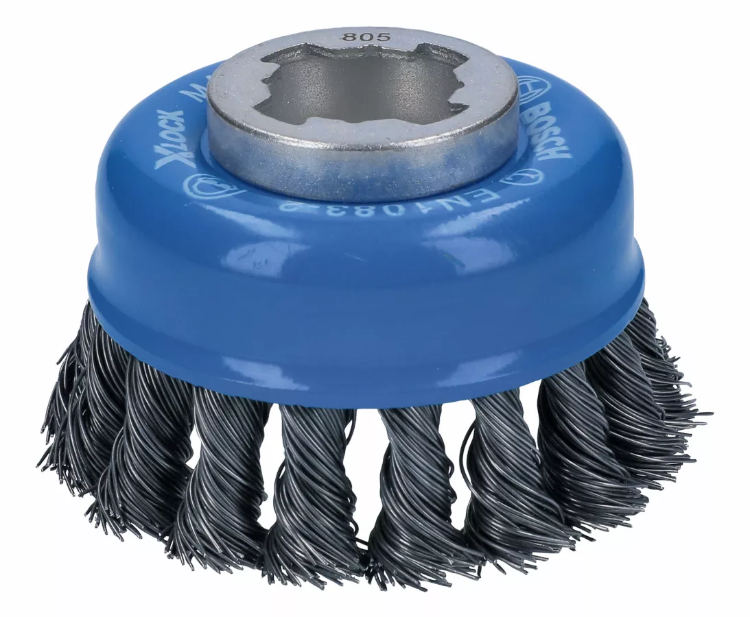 Brosse boisseau XLock 75mm / 0,5mm Heavy for Metal Bosch